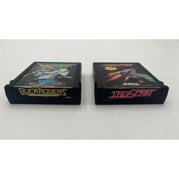 Sega‎ 2 Game Lot - BuckRogers Planet of Zoom and TacScan - Picture 4 of 8